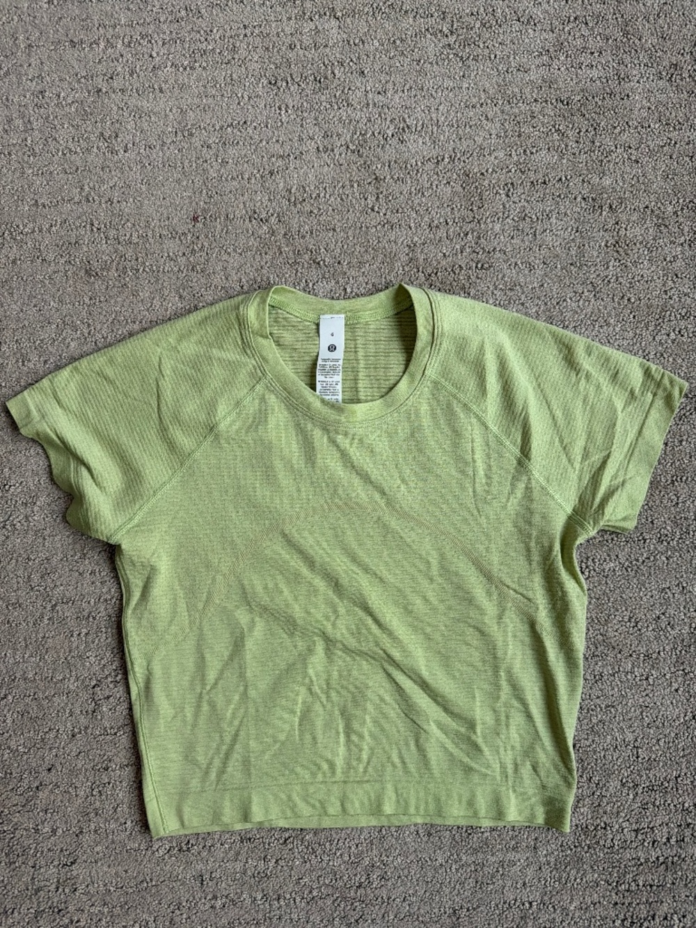 lululemon swiftly cropped short sleeve